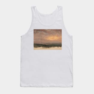 Sunset over the Catskills by Frederic Edwin Church Tank Top